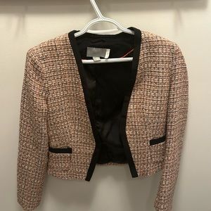 H&M tweed look blazer. Fitted and very flattering. Size 8 or medium.